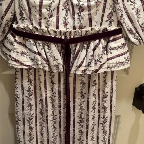 NWT Antonio Melani
x Nicola Bathie Florence Floral Print Sweetheart Midi Dress - Picture 3 of 8